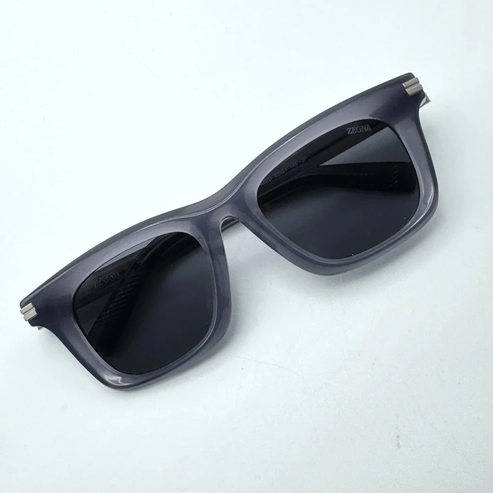Ermenegildo Zegna Sunglasses EZ0270-F 20D Gray Frame Polarized Gray Lens 52mm